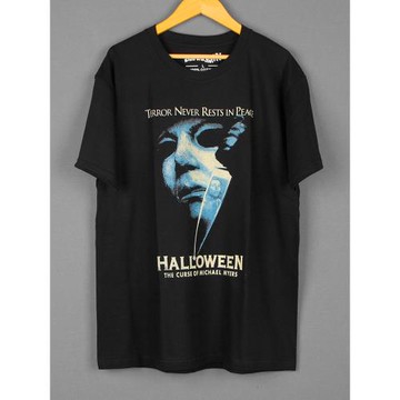 Halloween月光光心慌慌萬圣節Michael Myers經典電影純棉短袖T恤