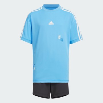 adidas 抗UV 防曬運動套裝 短袖/短褲 童裝 IT1754 官方直營