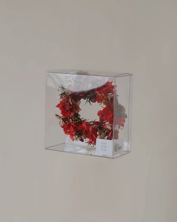 【聖誕禮盒】xuli.96 可愛小巧 永生花花圈