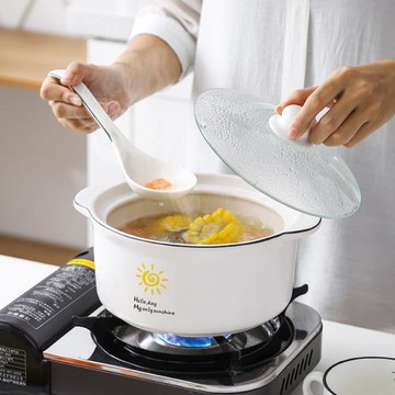 砂鍋煲仔飯燉鍋陶瓷煲湯明火耐高溫沙鍋砂鍋燉鍋家用燃氣小號石鍋