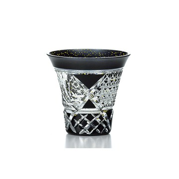 日本Toyo-Sasaki｜八千代墨色烈酒杯(竹垣柄)