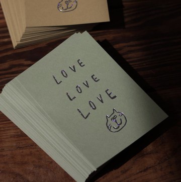 Love and Peace. // Greeting Card