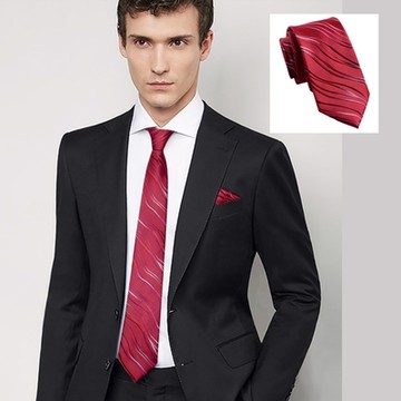 領帶新郎結婚波微8cm手打領帶.Fuulai