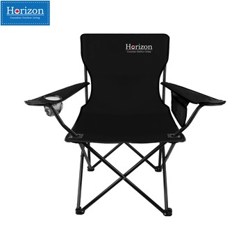 Horizon 天際線 戶外輕便折疊野餐椅 鑄鐵黑_廠商直送