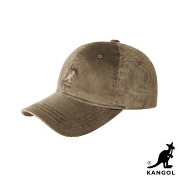 KANGOL-CORD 燈芯絨棒球帽-灰色