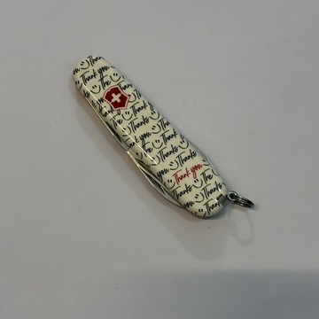 [沐沐屋]Victorinox 維氏 珍稀絕版圖騰！Tinker 修補匠 91mm 中型瑞士刀 (手寫Thank You