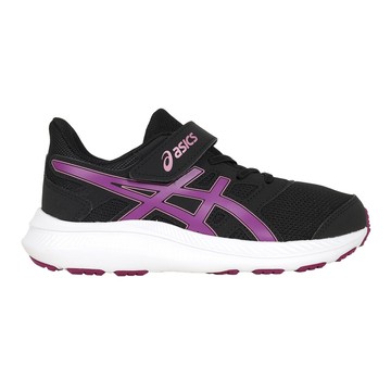 asics jolt 4 ps 男女中童慢跑鞋-運動 訓練 亞瑟士 黑紫