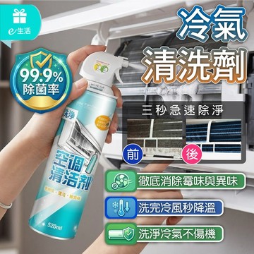 【冷氣異味救星】冷氣清洗劑 520ml 冷氣保養清潔 泡沫型清潔劑 空調清潔劑 去除霉味 冷氣除臭清潔劑 冷氣髒污清潔
