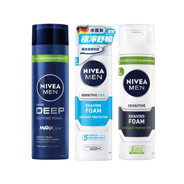 【蝦皮直營】NIVEA 妮維雅男士刮鬍泡 200ml