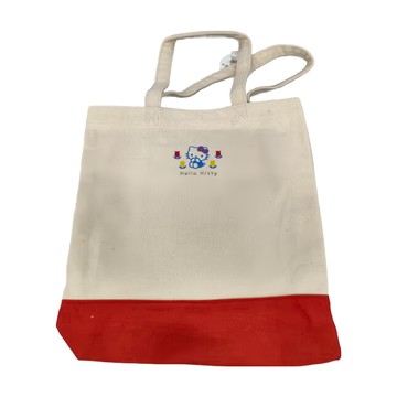 Hello Kitty 凱蒂貓 側背袋 主要材質：綿  59.5 x 36.4cm  1個