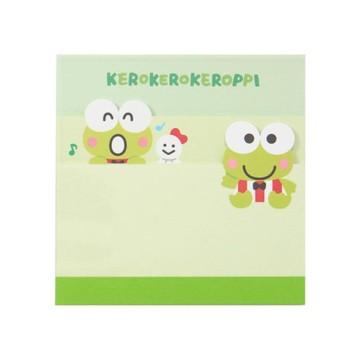 【震撼精品百貨】KeroKeroKeroppi 大眼蛙~日本三麗鷗Sanrio 大眼蛙三段式便條本 便條紙*64626