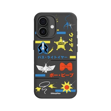 iPhone 16 SolidX 黑 - 迪士尼-玩具總動員 Toy Story - 玩具總動員 - 徽章