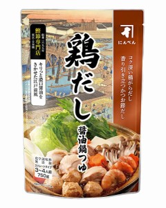 ★まとめ買い★　にんべん　鶏だし醤油鍋つゆ　750ｇ 　×12個