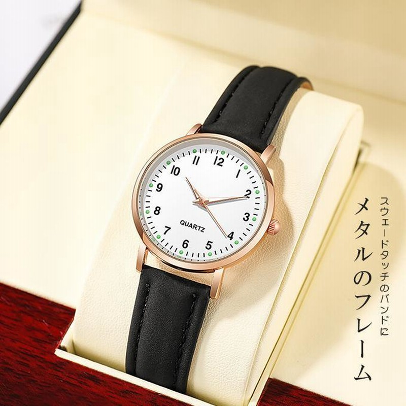 SUTUDIO / スタディオ  　 白文字盤　三針　レディ－ス腕時計 OLD SMITH 90-001 日本製 銀針 バー文字盤 ライチレザー