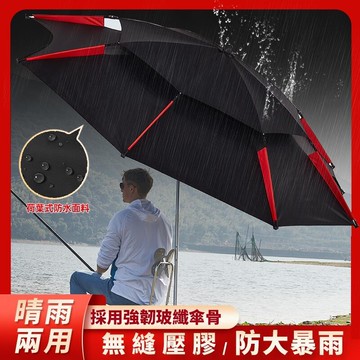 【新品上市】新升級款黑膠戶外傘 戶外遮陽傘 抗UV 露營傘 休閒傘 沙灘傘野餐傘釣魚折疊傘 萬向調節傘 釣魚遮陽傘防風釣