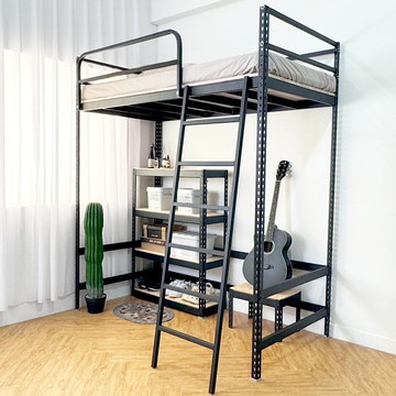 免螺絲角鋼單人架高床-加大加厚款
