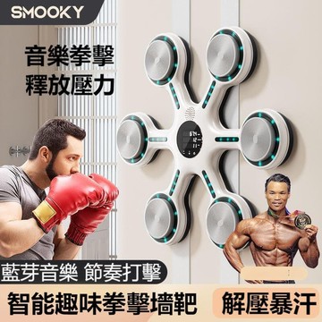【雲渡小鋪】智能音樂 拳擊機 電子計數 拳擊墻靶 家用 訓練器材 搏擊解壓 沙袋