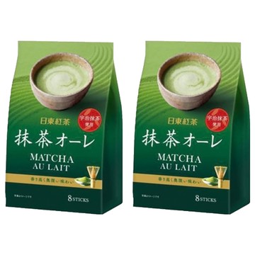 日東紅茶 抹茶歐蕾 宇治抹茶使用  12g  8包  2袋