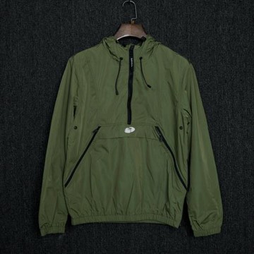 歐美春季戶外運動男士外套衛衣沖鋒夾克上衣套頭連帽寬松長袖休閑