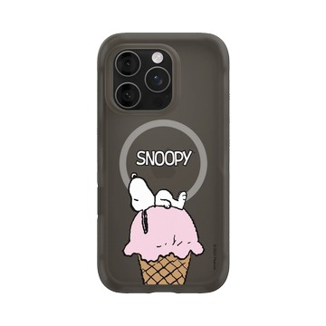 iPhone 16 Pro AirX 本質黑 - 史努比 Snoopy - 冰淇淋甜筒