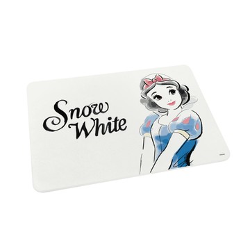 台灣製造 正版授權 迪士尼 公主系列 珪藻土吸水地墊-優雅白雪60*40*0.9cm_廠商直送