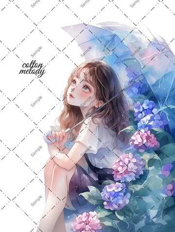 original sticker no.1538A 人物貼紙 原創貼紙 人物貼紙 女孩貼紙 原創人物貼紙