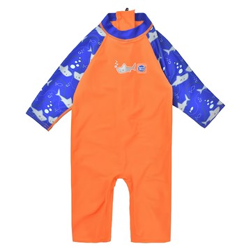 Splash About Toddler UV Suit 兒童抗UV連身泳衣  2~3歲  亮橘鯊魚