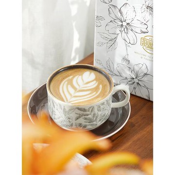 中古咖啡杯套裝 釉下彩陶瓷咖啡杯子高檔精致英式下午茶具茶杯子