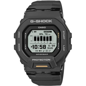 CASIO G-SHOCK 智慧藍芽運動訓練計時錶/黑/GBD-200-1A1
