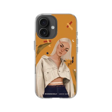 iPhone 16 Clear Case（相機按鈕） 透明 - Janice Sung - Anabelle 安娜貝爾
