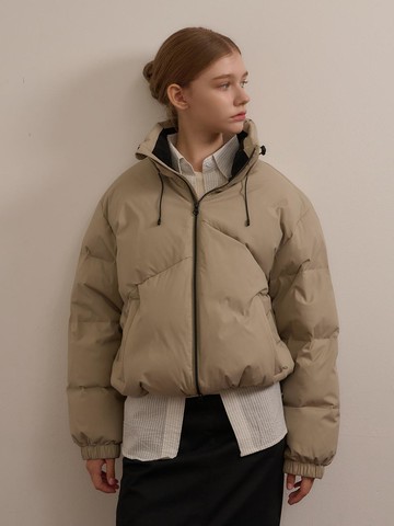 Premium 5-Layer Down Jacket [Beige]