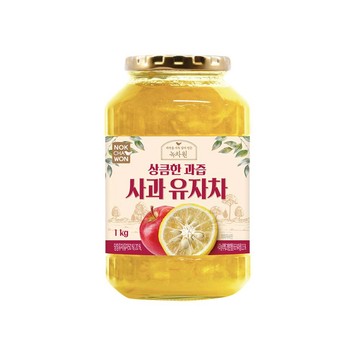 韓味不二 綠茶園柚子蘋果茶(果醬)1kg