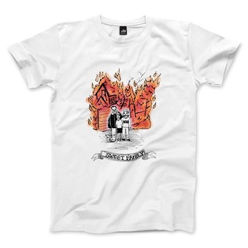 我的家真可愛 - 白 - 中性版T恤