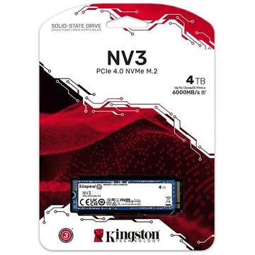 Kingston NV3 4TB 4T M.2 2280 Nvme PCIE 4 SSD SNV3S/4000G