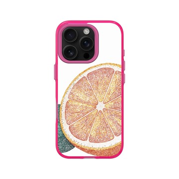 iPhone 16 Pro Clear 粉漾桃 - MOLECULARTS - 柳橙