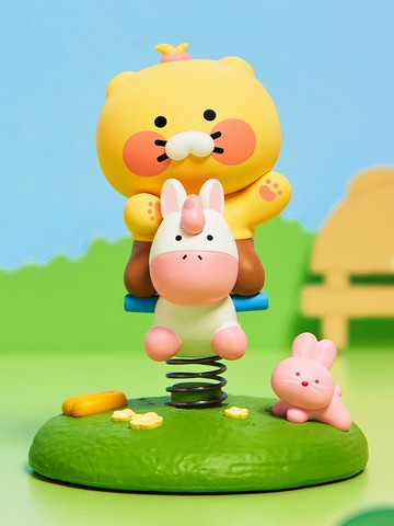 Playground Scene Rocking Horse Baby Choonsik Figure