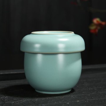 春軒堂 茶具德化汝窯快客杯一壺一杯單人簡易陶瓷便攜旅行茶具套