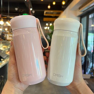 限時優惠uiu特賣🎀保溫杯女生2025新款高顔值可愛水杯學生專用便攜小巧女士隨行杯子 大容量316不銹鋼保溫杯 雙飲學生
