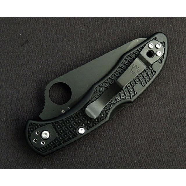 SPYDERCO　スパイダルコ　ＳＡＬＴ２　ソルト２　オールブラックチタンコーティング　C88BBK2