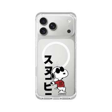 iPhone 17 Pro Max ClearX (MagSafe 兼容) 晶透白 - 史努比 Snoopy - Joe Cool