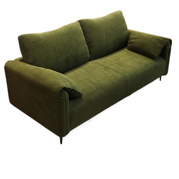 簡約現代公寓懶人沙發單人雙人位實木布藝沙發家用客廳小戶型整裝[DD280308]