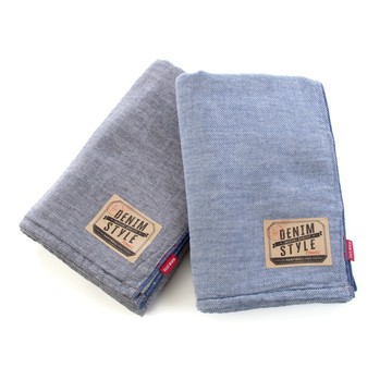 日本 HARTWELL 單寧風今治浴巾 - 紺青靛藍