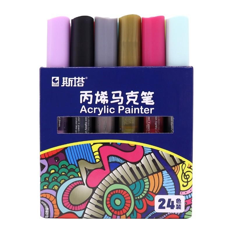 paint pens DIY アクリルペイントペン ペイントマーカー 紙 石 布