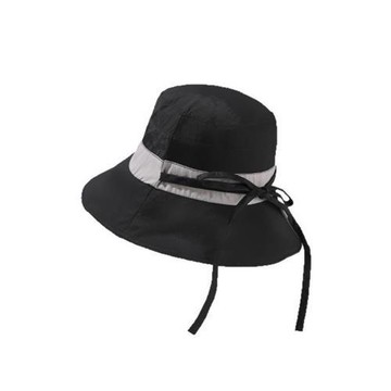【米蘭精品】現貨+預購 機能戶外漁夫帽遮陽帽防曬帽-設計師款簡約拼色繫繩女帽子5色74kv6