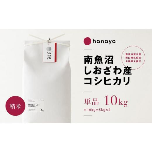 ふるさと納税 新潟県 南魚沼市 南魚沼しおざわ産コシヒカリ　従来品種　精米10ｋｇ（5ｋｇ×２）