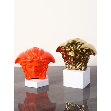 潮品美杜莎儲錢罐陶瓷可存取北歐輕奢網紅創意存錢罐擺件家居飾品