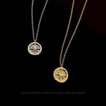 日系少女通體925純銀六芒星鑲鉆星星項鏈清新簡約輕奢鎖骨鏈女1入