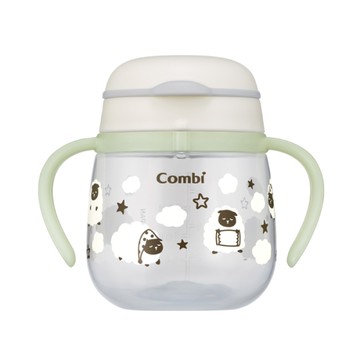 Combi 康貝 LakuMug樂可杯第二階段直飲杯240ml-軟萌綿羊(夜光版)