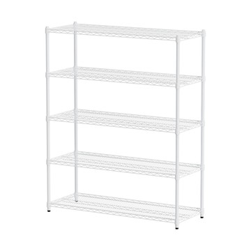 比架王 荷重型 120x45x150cm五層波浪架 三色可選  收納架 波浪架 置物架 鐵架