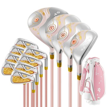 新款MHONMA高爾夫球桿女士套桿SAKURA三星櫻花限量版高容錯18TEE